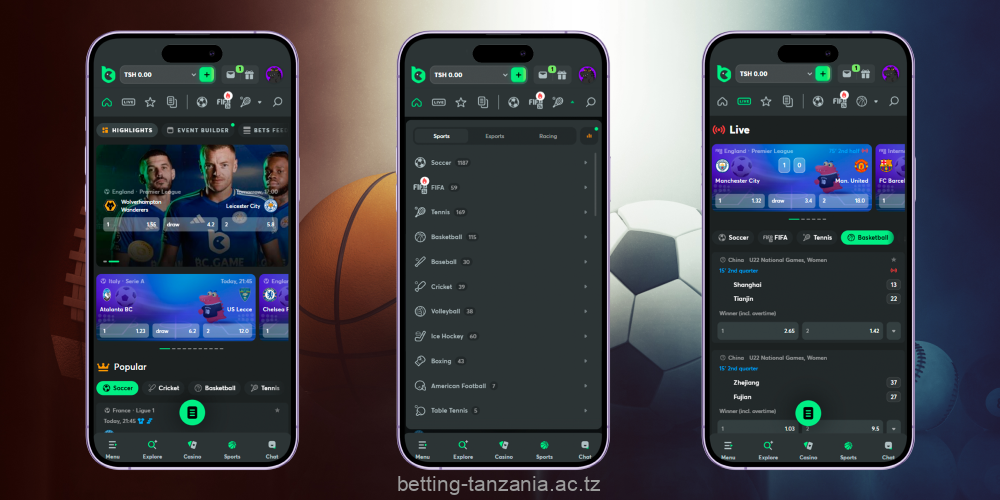 The BC Game app allows you to bet on popular sporting events
