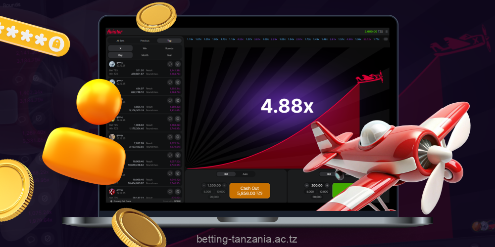 A step-by-step guide for a Tanzanian player on how to play the crash-test-based game Aviator
